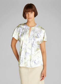 CALVIN KLEIN Printed Drape Sleeve Top  - Image 1