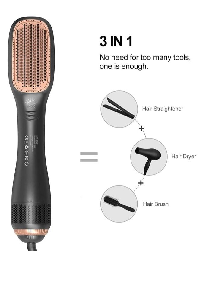 2 in 1 Multifunctional Hair Dryer Volumizer Rotating Hot Hair Brush Curler Roller Rotate Styler Comb Styling Curling Iron - Image 3