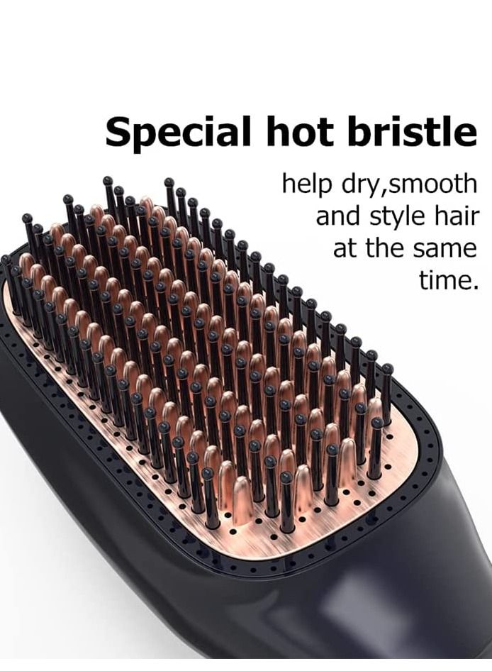 2 in 1 Multifunctional Hair Dryer Volumizer Rotating Hot Hair Brush Curler Roller Rotate Styler Comb Styling Curling Iron - Image 4