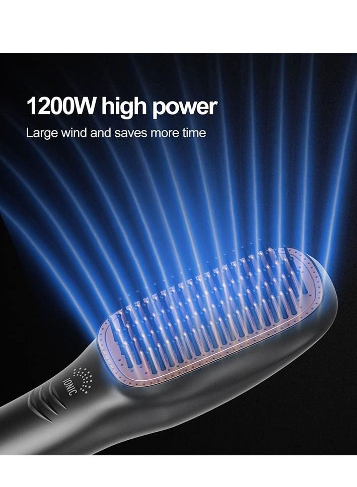 2 in 1 Multifunctional Hair Dryer Volumizer Rotating Hot Hair Brush Curler Roller Rotate Styler Comb Styling Curling Iron - Image 2