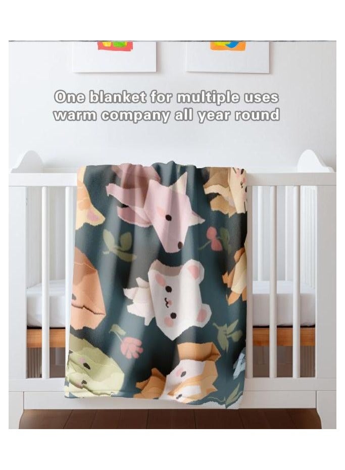 general Children's or student cartoon flannel thin blanket (warm and comfortable, suitable for sleep, games) 100cm*150cm - 1145 - Image 5