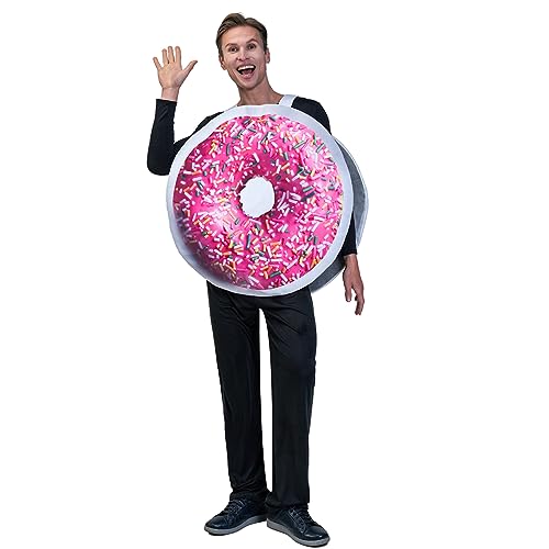 KalcyKizz Adult Donut Costume, One Size (Pink) - Image 2