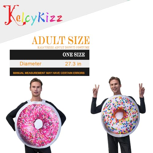 KalcyKizz Adult Donut Costume, One Size (Pink) - Image 5