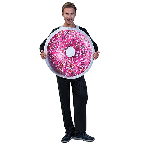 KalcyKizz Adult Donut Costume, One Size (Pink) - Image 1