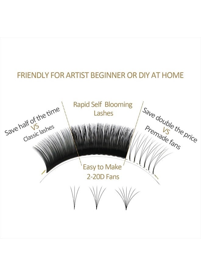 15-20mm Long Length Easy Fan Volume Lashes 2D-20D Rapid Automatic Blooming Flower Mega Volume Lash Extensions 0.07mm C Curl Self Fanning Eyelash Extensions (0.07 C 15-20mm) - pzsku/ZAE21970E3B61BA48BD7BZ/45/_/1741158776/11265a4c-6c81-4062-8ba7-67630862ae3c