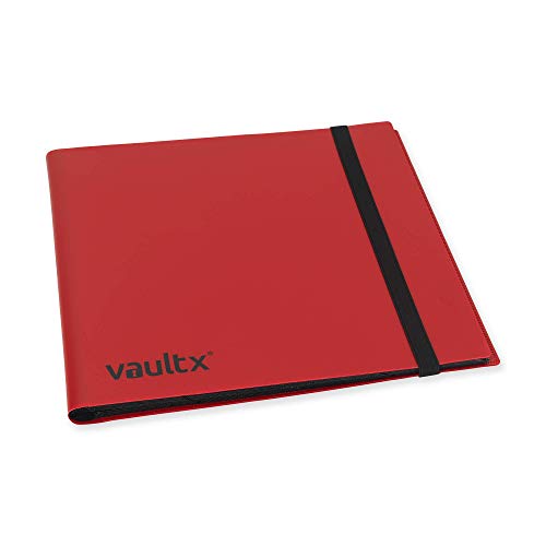 Vault X 12 Pocket Standard Strap Binder, Holds 480 Trading Cards in 20 Side-Loading Pages (Red) - Image 4