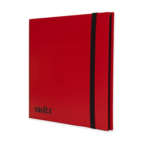 Vault X 12 Pocket Standard Strap Binder, Holds 480 Trading Cards in 20 Side-Loading Pages (Red) - Image 3