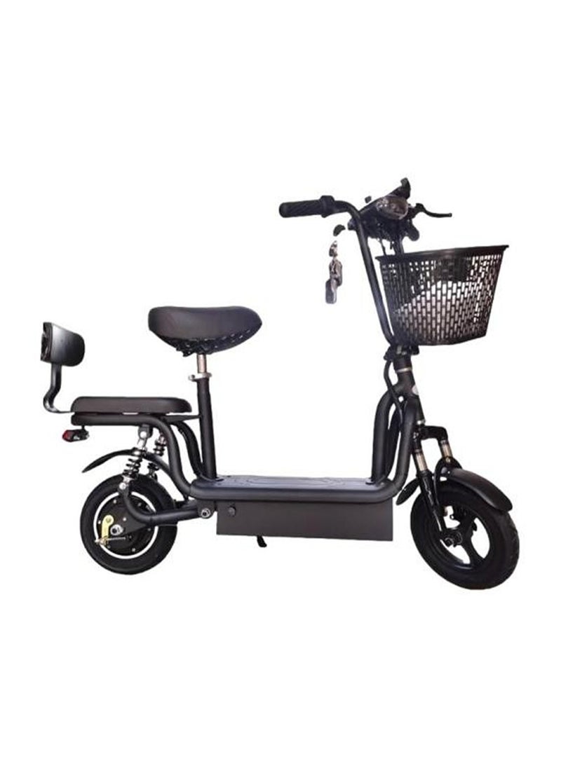 Generic Electric Scooter With Seat And Basket 