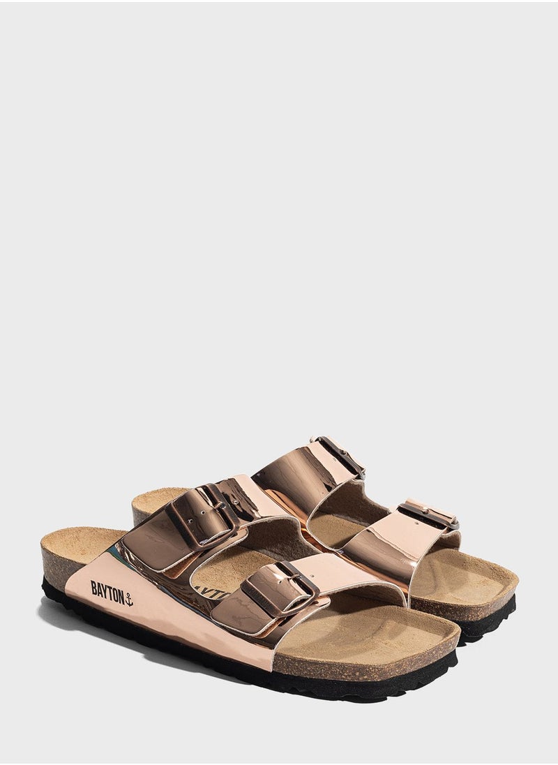 BAYTON - Atlas Double strap Flat Sandal - Image 1
