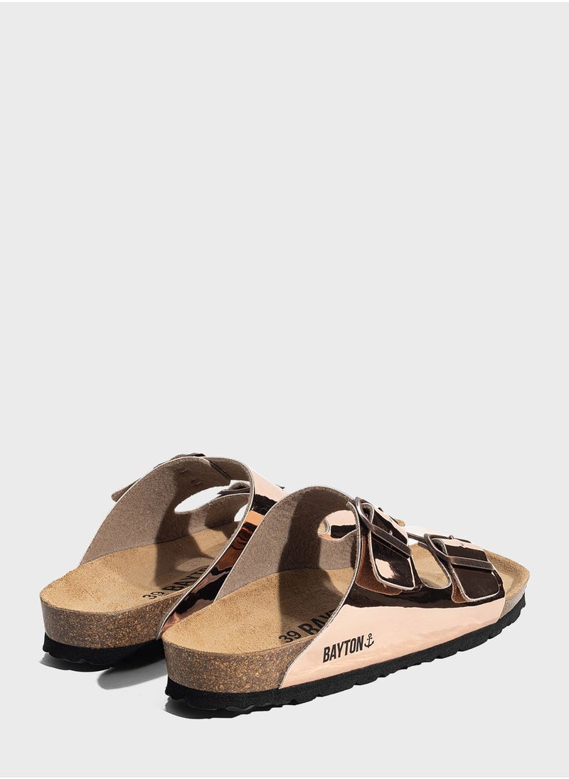 BAYTON - Atlas Double strap Flat Sandal - Image 1
