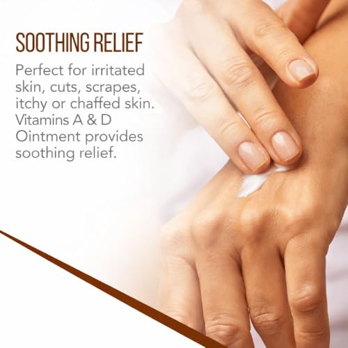 Rensow Vitamin A&D Ointment Tattoo Aftercare Healing Ointment Skin Protection & Recovery Balm Moisturizing Vitamin A & D Cream for Fresh Tattoos, Dry Skin & Irritation Relief 16oz - Image 3