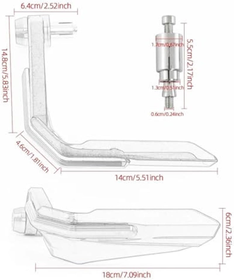 Vuzmode Motorcycle Handguard Shield for X-MAX Models - Image 2