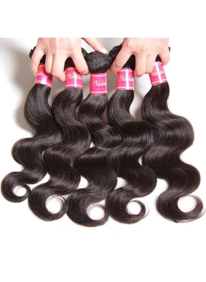 Nadula Hair 12A Brazilian Body Wave Virgin Human Hair 3 Bundles 14 16 18 100% Unprocessed Brazilian Wavy Human Hair Weave Extensions For Black Women Natural Color - Image 4