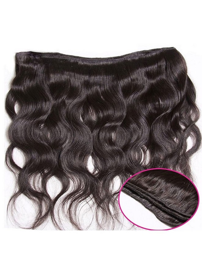 Nadula Hair 12A Brazilian Body Wave Virgin Human Hair 3 Bundles 14 16 18 100% Unprocessed Brazilian Wavy Human Hair Weave Extensions For Black Women Natural Color - Image 5
