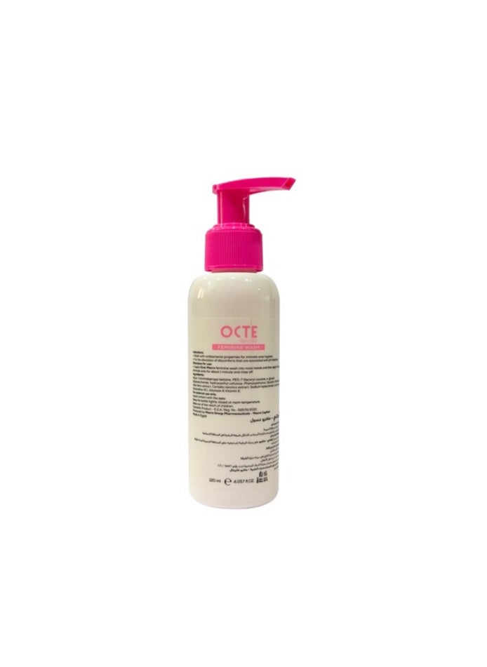 Macro - Octe Feminine Wash With Antibacterial Properties 120ml - Image 1