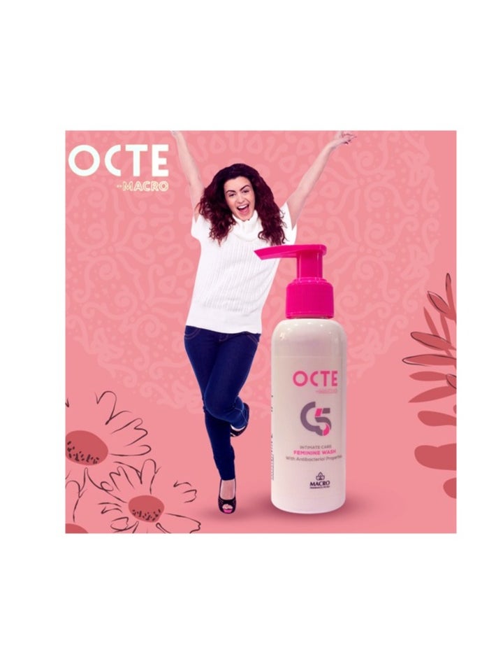 Macro - Octe Feminine Wash With Antibacterial Properties 120ml - Image 1