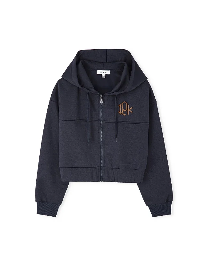 إبيكيول Sweatshirt With Monogram Applique