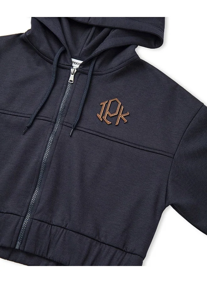 Ipekyol  Regular Fit Sweatshirt With Monogram Applique for Women | Best Price UAE