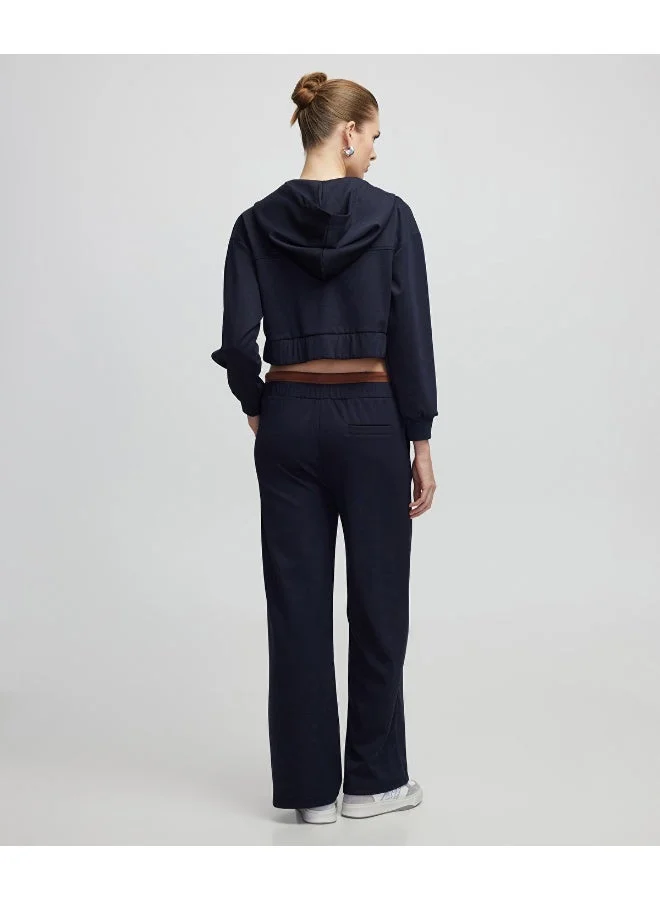 Ipekyol  Regular Fit Sweatshirt With Monogram Applique for Women | Best Price UAE