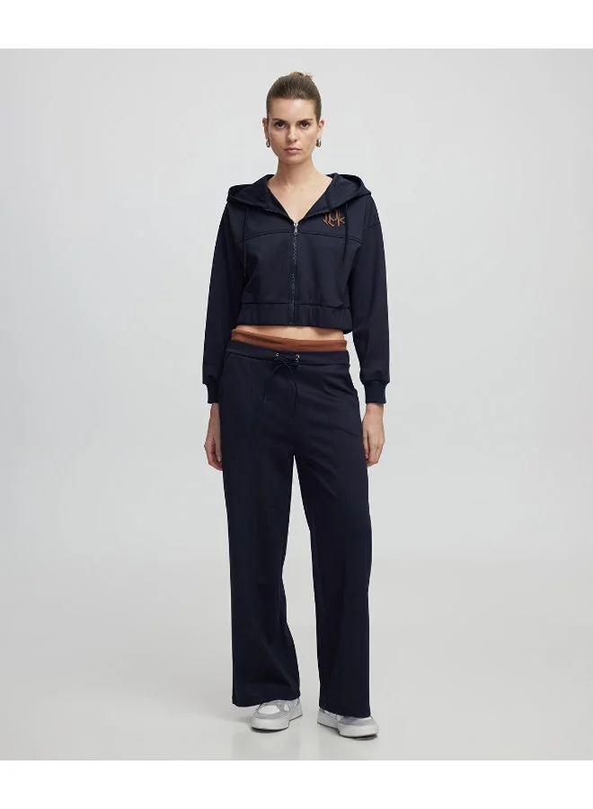 Ipekyol  Regular Fit Sweatshirt With Monogram Applique for Women | Best Price UAE