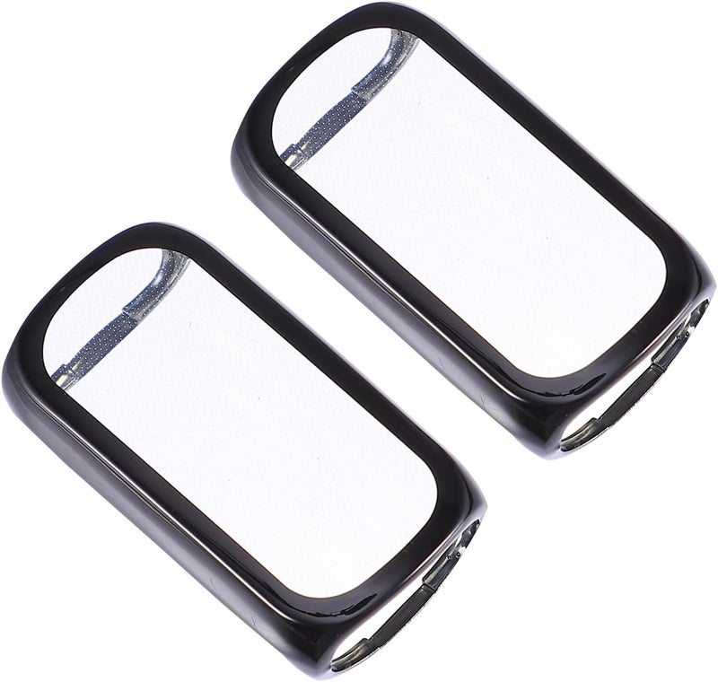 2 Pcs Flexible TPU Watch Protector Cover for Luxe Smartwatch Full Protective Case with Precise Cutouts Scratch-Resistant and Easy Installation in Electroplated Black - Image 1