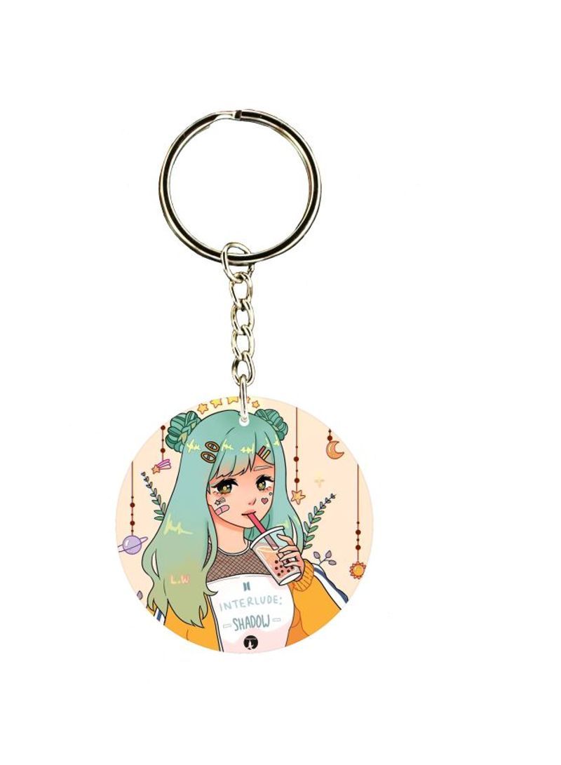 Printed Double Sided Keychain
