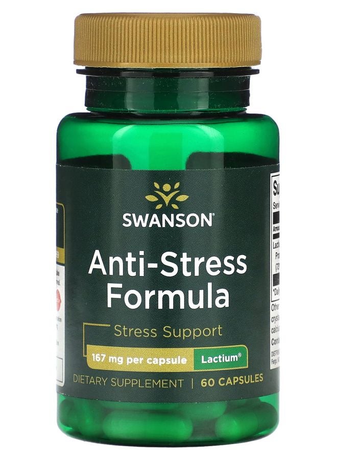 SWANSON Anti-Stress Formula 167 mg 60 Capsules