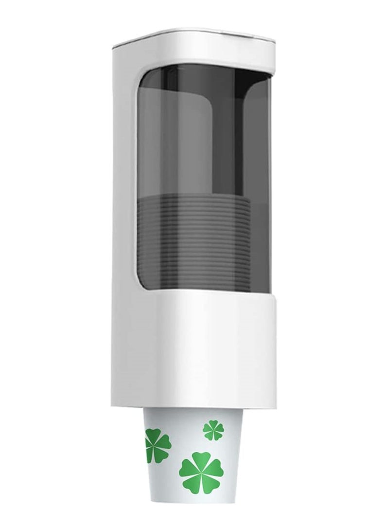 Space Saving Wall Mounted Dispenser for 3oz to 5oz Disposable Cups Ideal for Kitchen and Office Convenient Pull Type - Image 1