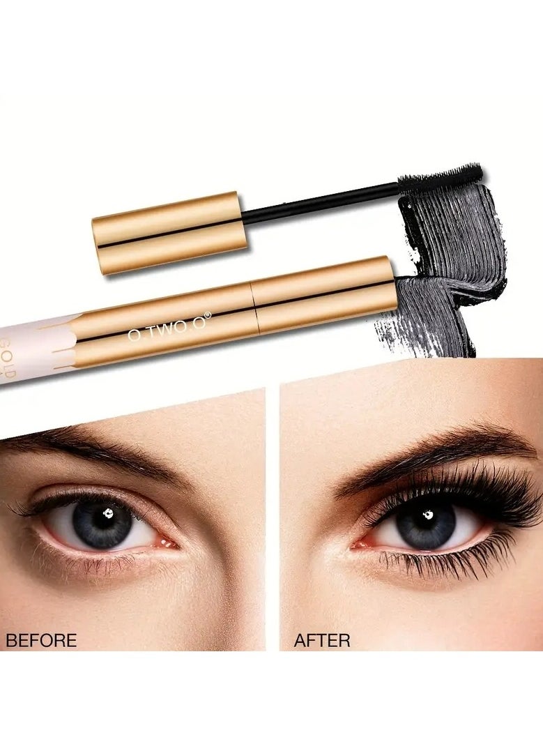O.TWO.O Waterproof Smudge Proof 3D Mascara, Lengthening Black Eyelashes Extension Mascara, Thick Curling Mascara  - Image 5