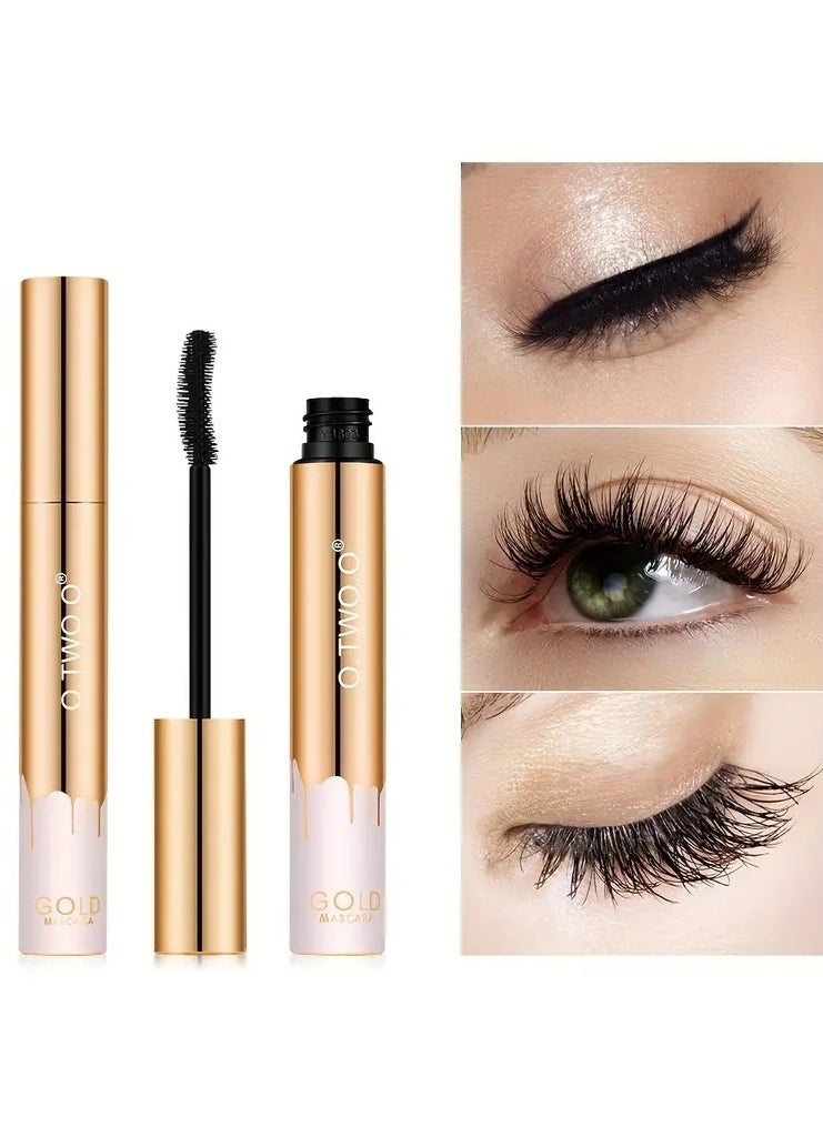 O.TWO.O Waterproof Smudge Proof 3D Mascara, Lengthening Black Eyelashes Extension Mascara, Thick Curling Mascara  - Image 1