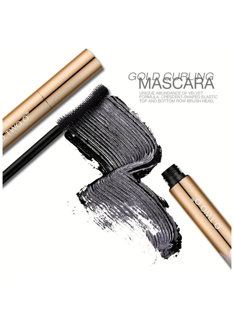O.TWO.O Waterproof Smudge Proof 3D Mascara, Lengthening Black Eyelashes Extension Mascara, Thick Curling Mascara  - Image 2