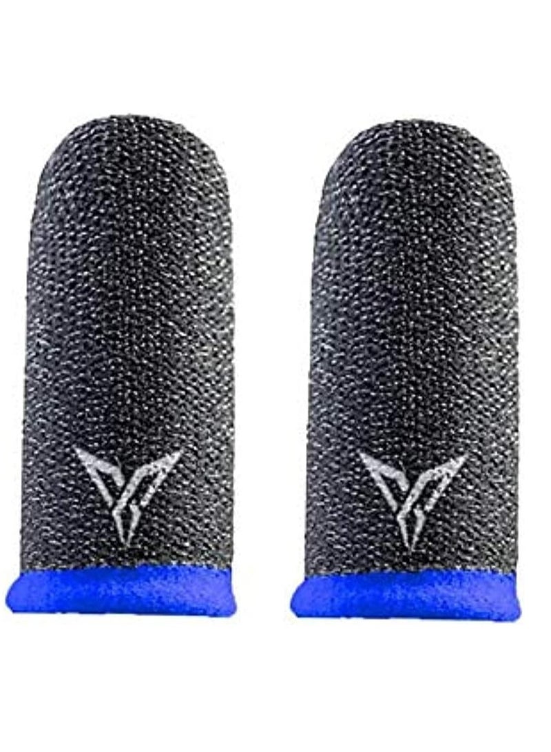 Sweatproof Finger Covers for Professional Players Use for PUBG and Mobile Games Shooting, Suitable for Thumbs and Compatible with Touch Screens (1 Set) - Image 1
