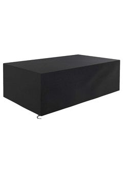 Kuajingdi Patio Waterproof Furniture Covers, Outdoor Lawn Dust Windproof Rain Sofa Table Chair Black Protection  - Image 1
