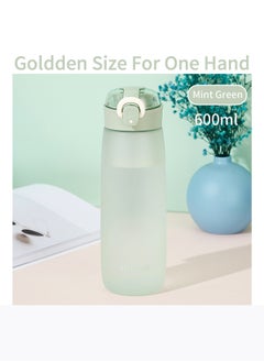 SHOTAY SHOTAY 600 ML Kids & Adults Water Bottles Reusable Leak Proof BPA-Free with Lockable & Fast Flow, One Click Open. For Children School, Office, Gym, Outdoor and Sports Black.  - Image 2