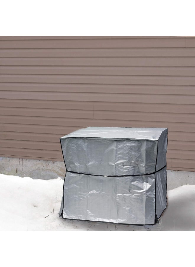 Frost King Frost King CC32XH 34x34x30 Square Central Air Conditioner Cover (Heavy Duty Reinforced Polyethylene)  - Image 3
