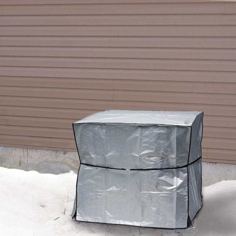 Frost King CC32XH 34x34x30 Square Central Air Conditioner Cover ( Heavy Duty Reinforced Polyethylene ) - Image 4