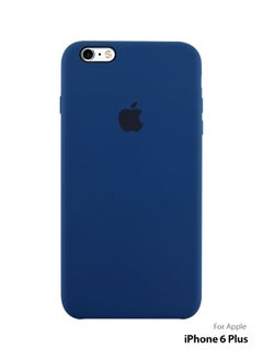 Generic Logo Compatible Silicone Case Cover For Apple iPhone 6 Plus Dark Blue  - Image 1