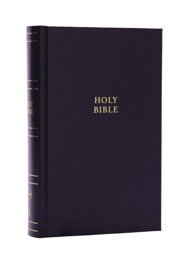 NKJV Personal Size Large Print Bible with 43,000 Cross References, Black Hardcover, Red Letter, Comfort Print