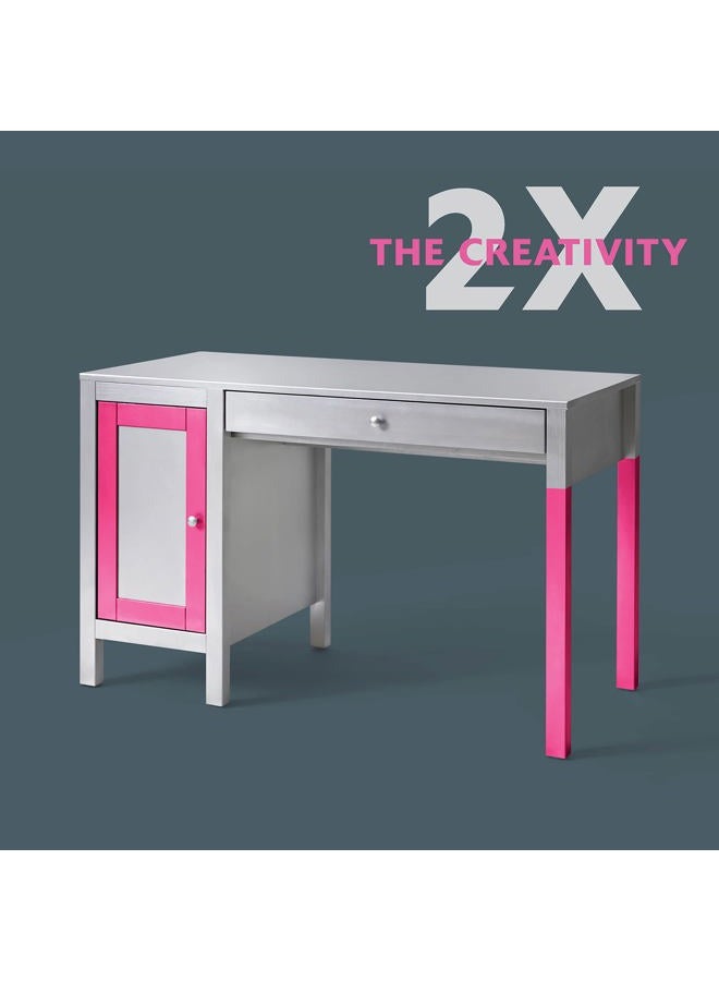 RUST-OLEUM 334058-6PK طلاء رذاذ لمسة الرسام 2X تغطية فائقة، 11 أونصة، ألمنيوم معدني، 6 عبوات - Image 4