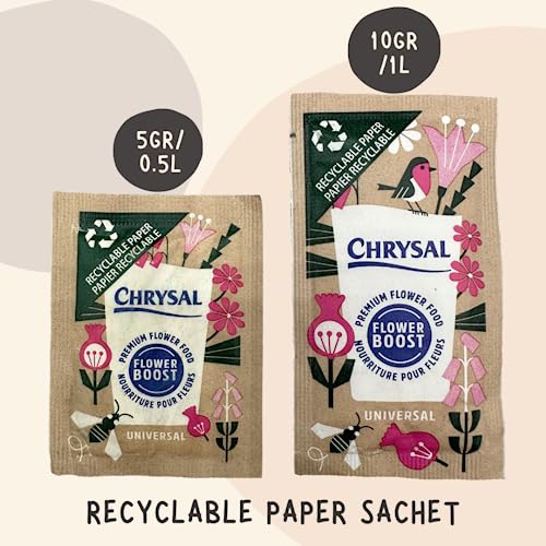 Chrysal Flower Boost - Recyclable Paper Flower Food - Increase Vase Life with Our Floral Supplies for Fresh Flowers - Flower Arrangements Supplies - Ideal Florist Supplies (200 ct) - Image 5