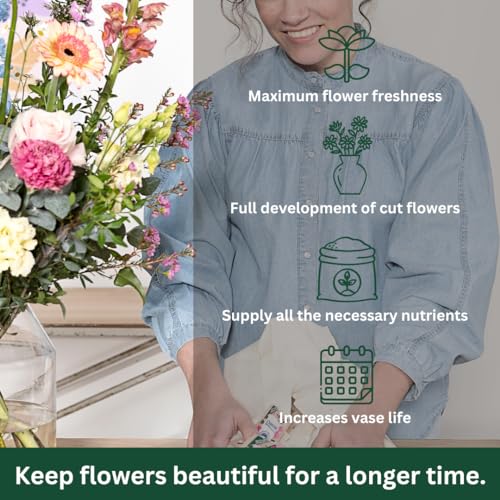 Chrysal Flower Boost - Recyclable Paper Flower Food - Increase Vase Life with Our Floral Supplies for Fresh Flowers - Flower Arrangements Supplies - Ideal Florist Supplies (200 ct) - Image 4