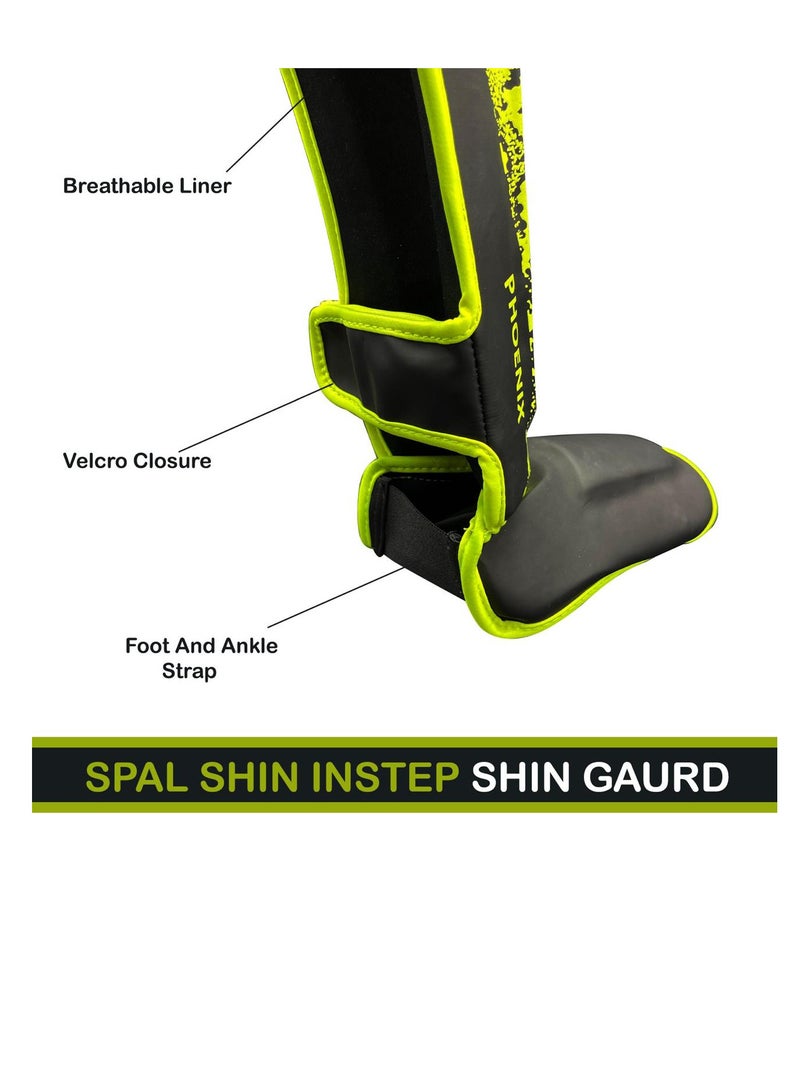 Spall Shin In Step Guards S M L XL White Black Green Blue Red F.Green Orange For Martial Arts Muay Thai Sparring Kickboxing Taekwondo Karate And Boxing Gear  - Image 2