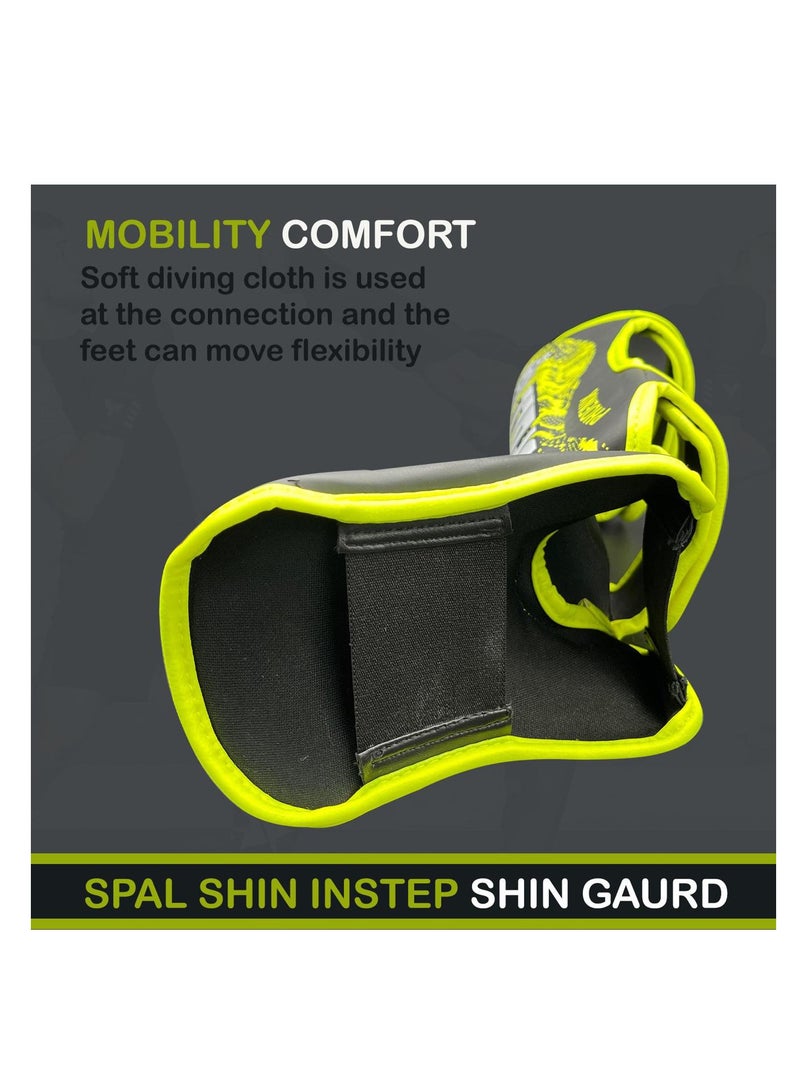Spall Shin In Step Guards S M L XL White Black Green Blue Red F.Green Orange For Martial Arts Muay Thai Sparring Kickboxing Taekwondo Karate And Boxing Gear  - Image 4