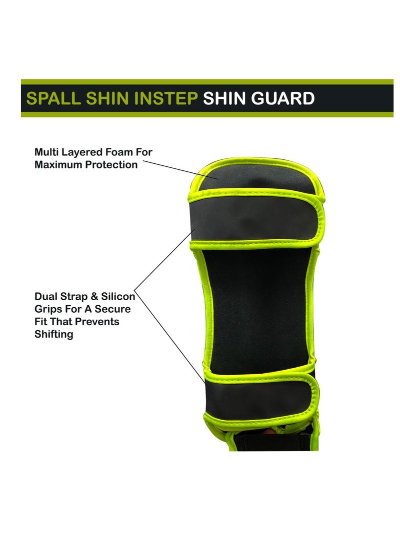 Spall Shin In Step Guards S M L XL White Black Green Blue Red F.Green Orange For Martial Arts Muay Thai Sparring Kickboxing Taekwondo Karate And Boxing Gear  - Image 5