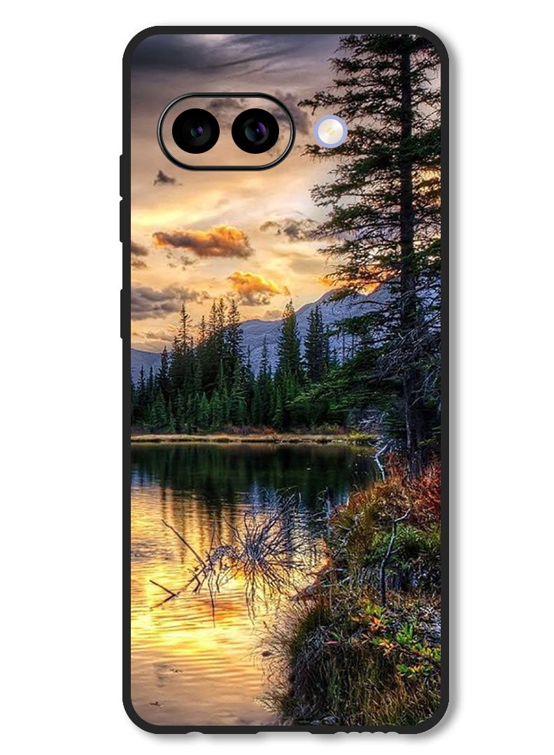 Theodor Case Compatible with Google Pixel 9A Protection Shockproof Bumper Cover Nature - Image 1