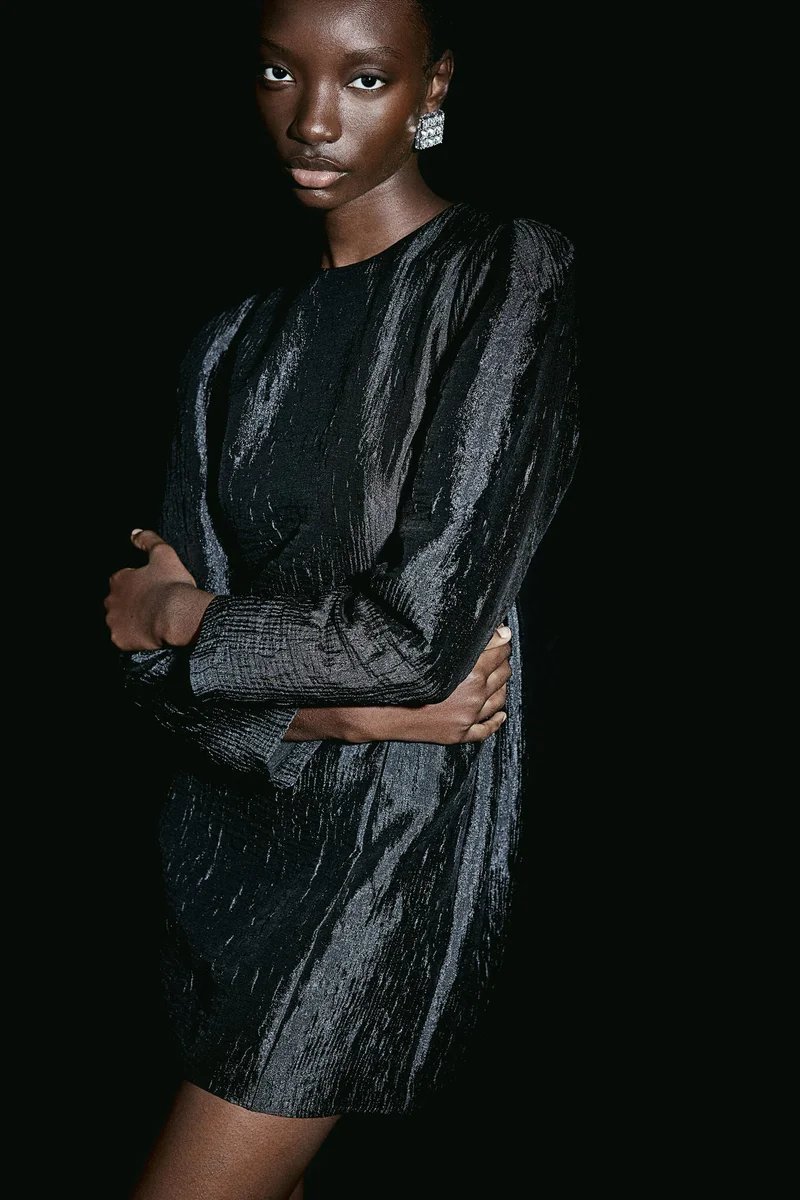 H&M Jacquard-Weave Dress