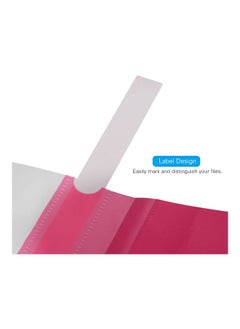 NIBEMINENT 12-Piece File Protector Rose Red  - Image 4