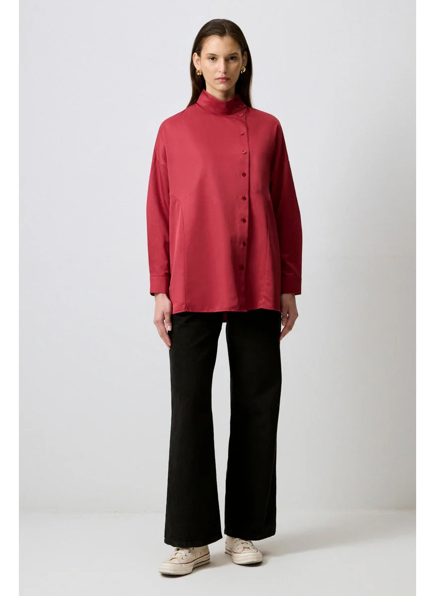 Touche Off Shoulder Turtleneck Shirt
