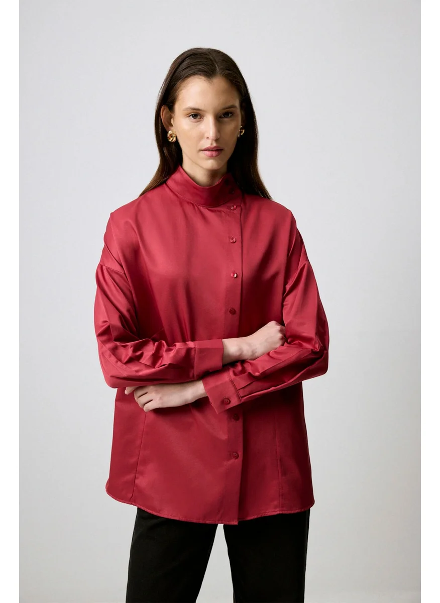 Touche Off Shoulder Turtleneck Shirt