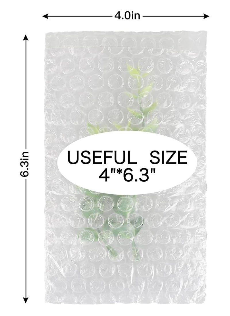 Oasisgalore 100 Pcs 4x6 Inch Bubble Pouches, Double-Walled Cushioning for Shipping & Storage  - Image 2